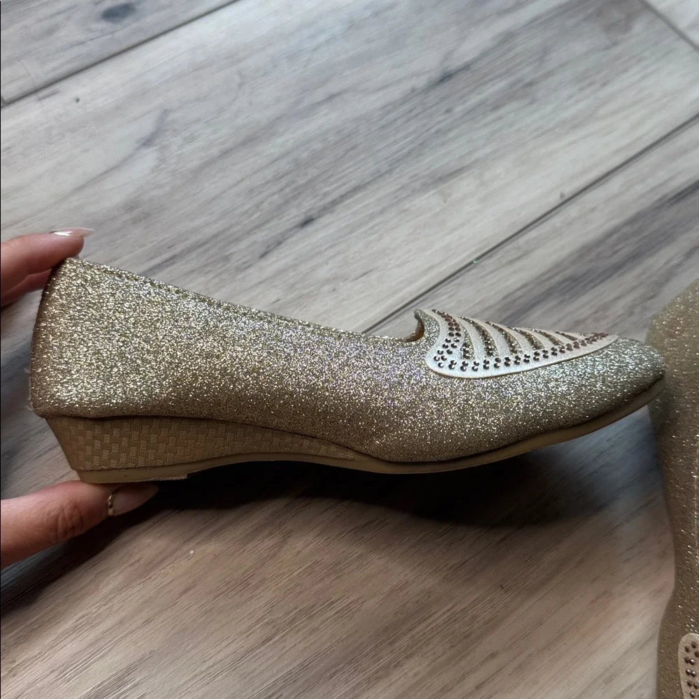 Indian Gold glitter Shoes